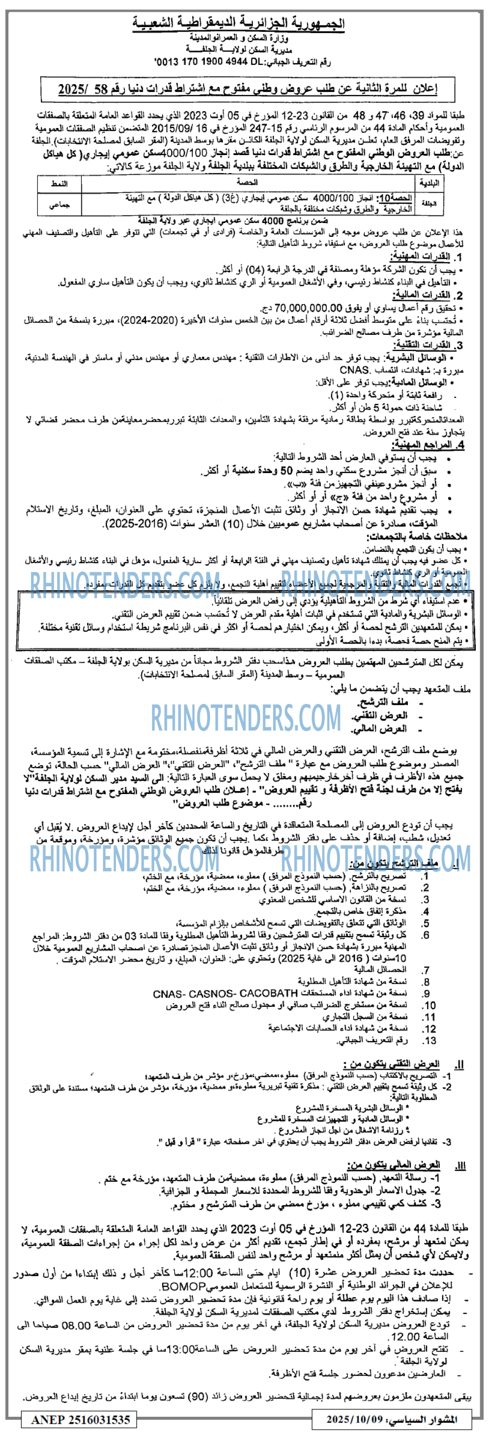 المشوار السياسي