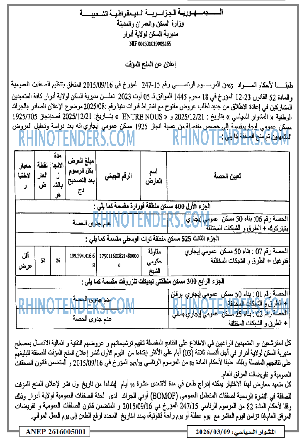 المشوار السياسي