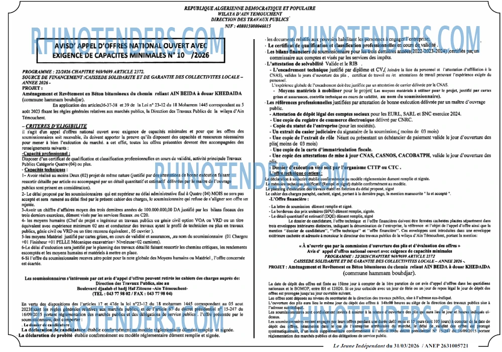 Jeune Independant