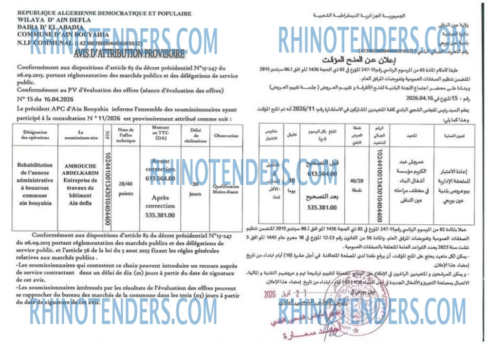 Rhinotenders