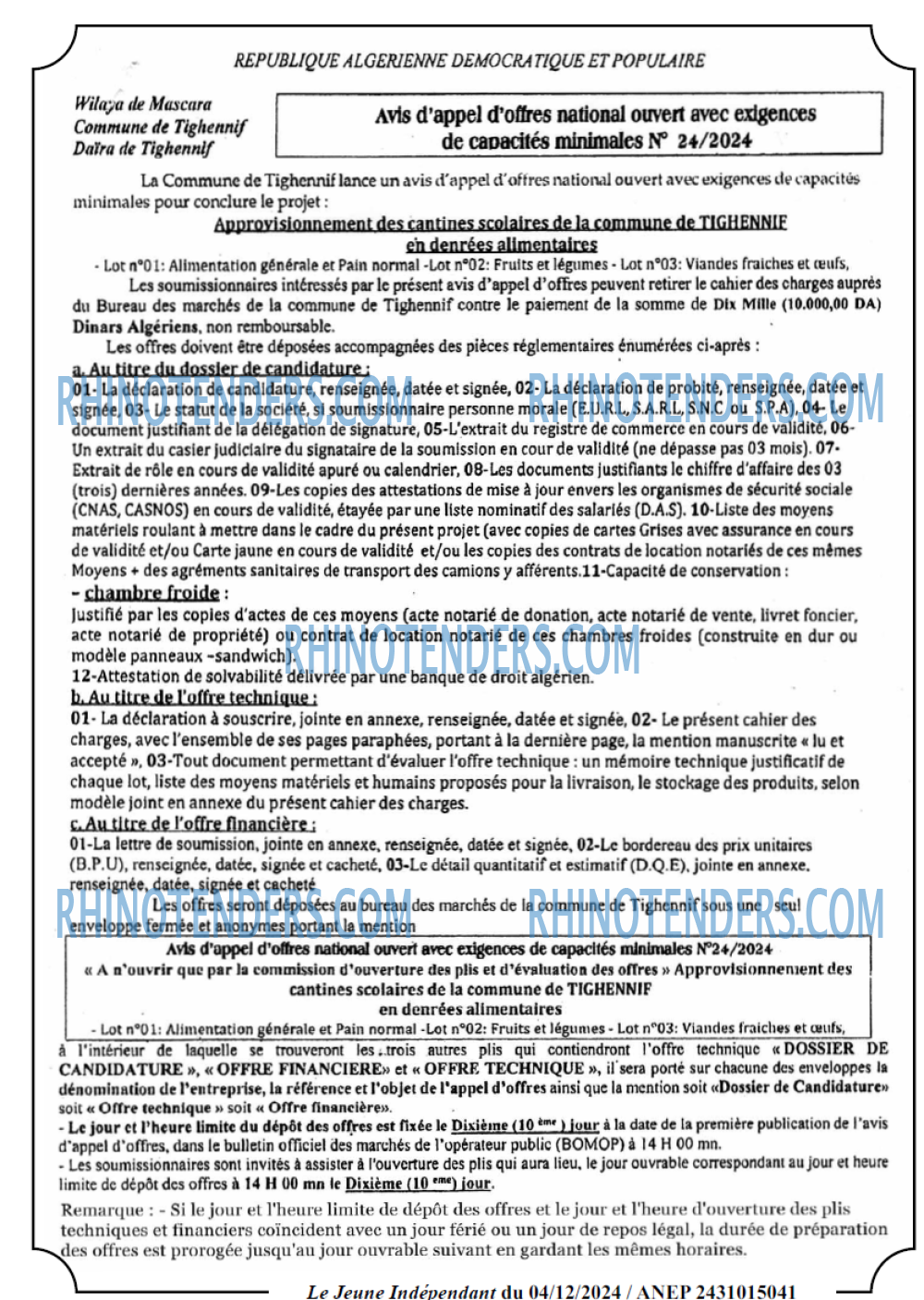Jeune Independant