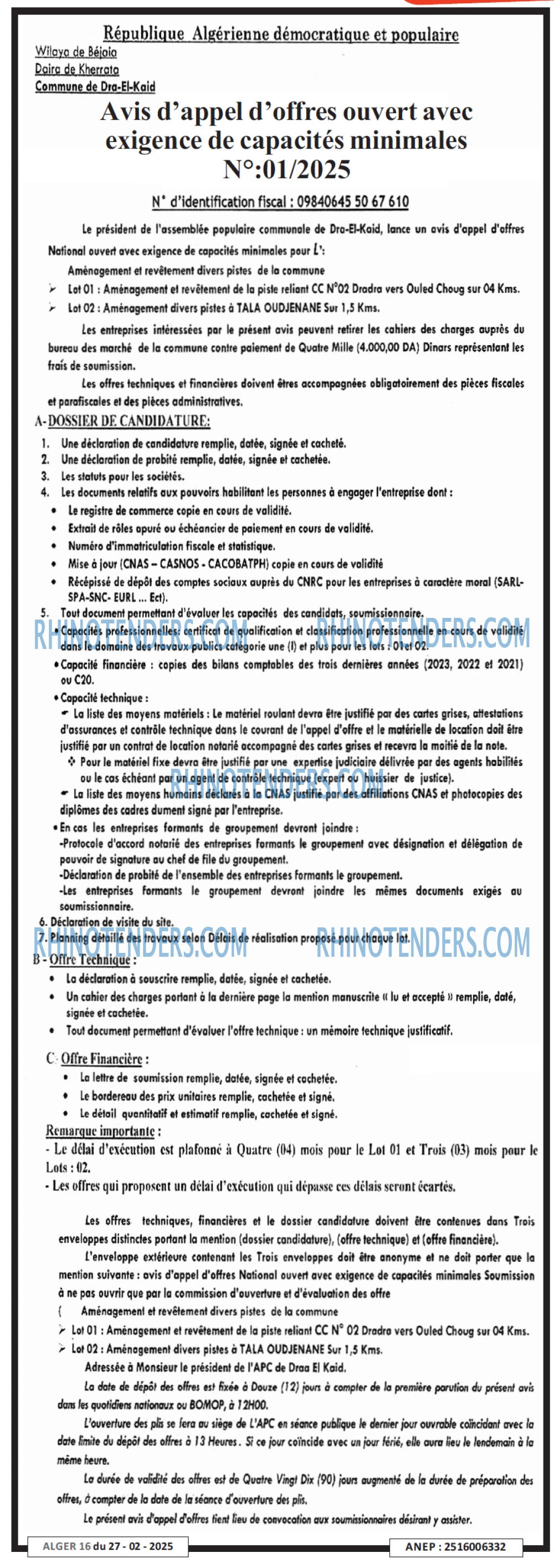 ALGER 16