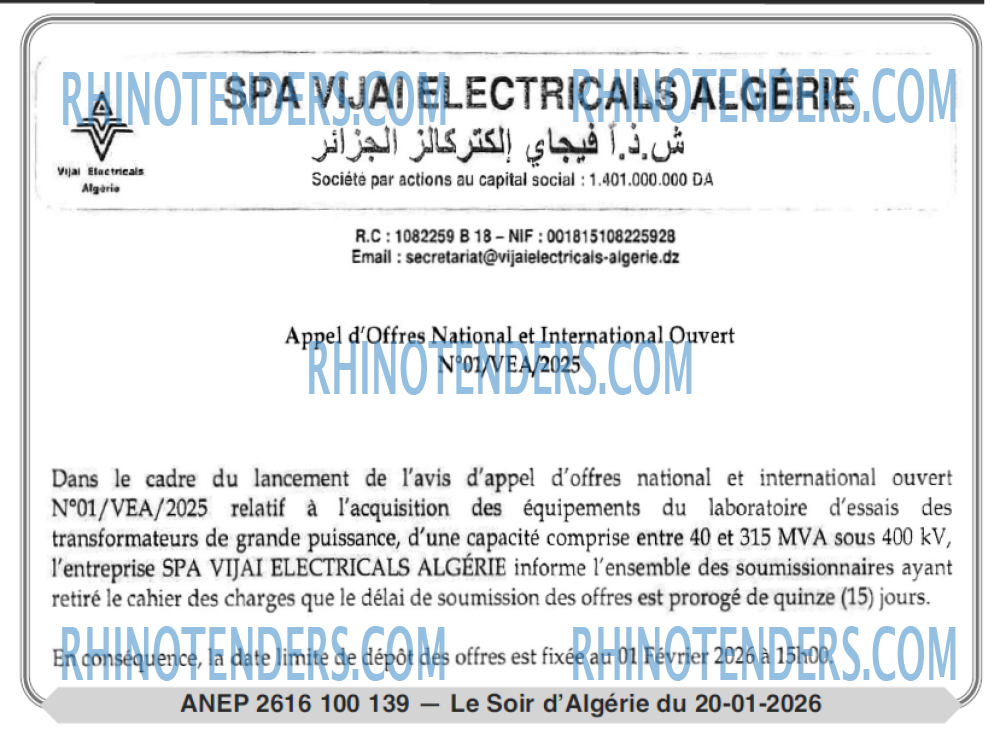 LE SOIR D'ALGERIE
