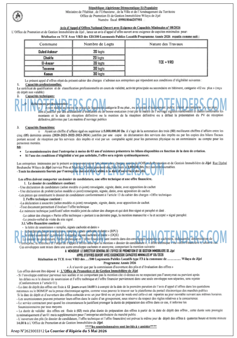 Le Courrier d'Algerie