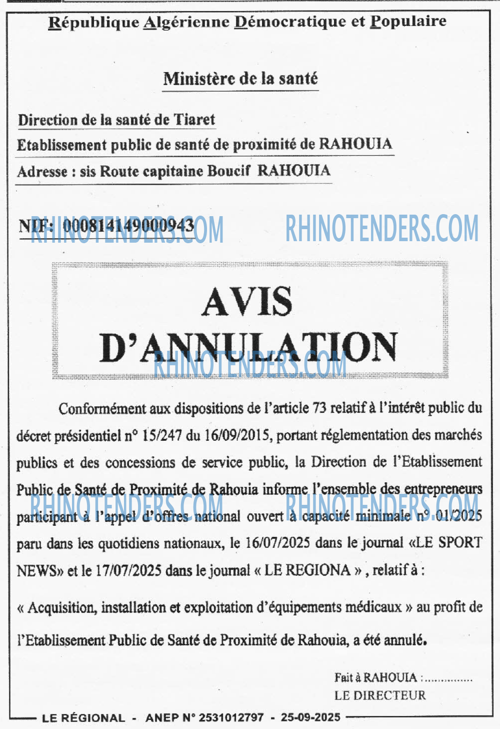 LE REGIONAL