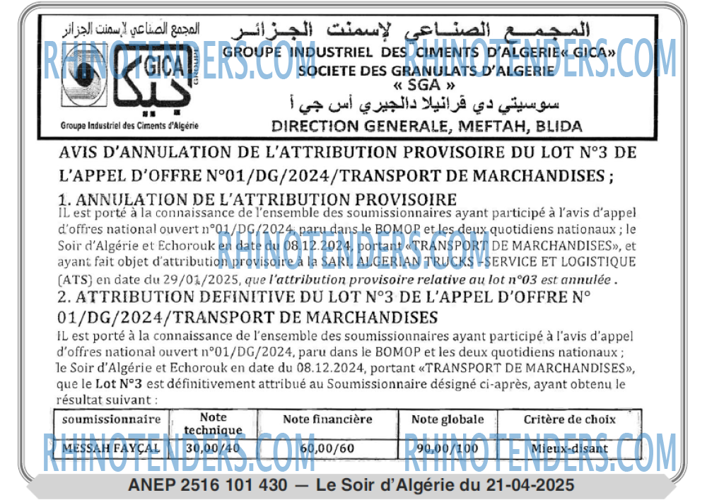 Le Jour d'Algérie
