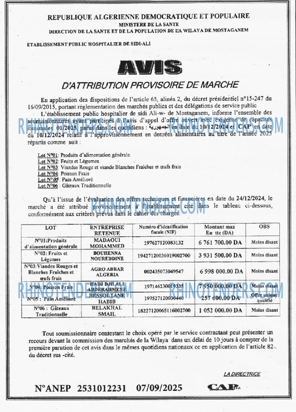 CAP OUEST