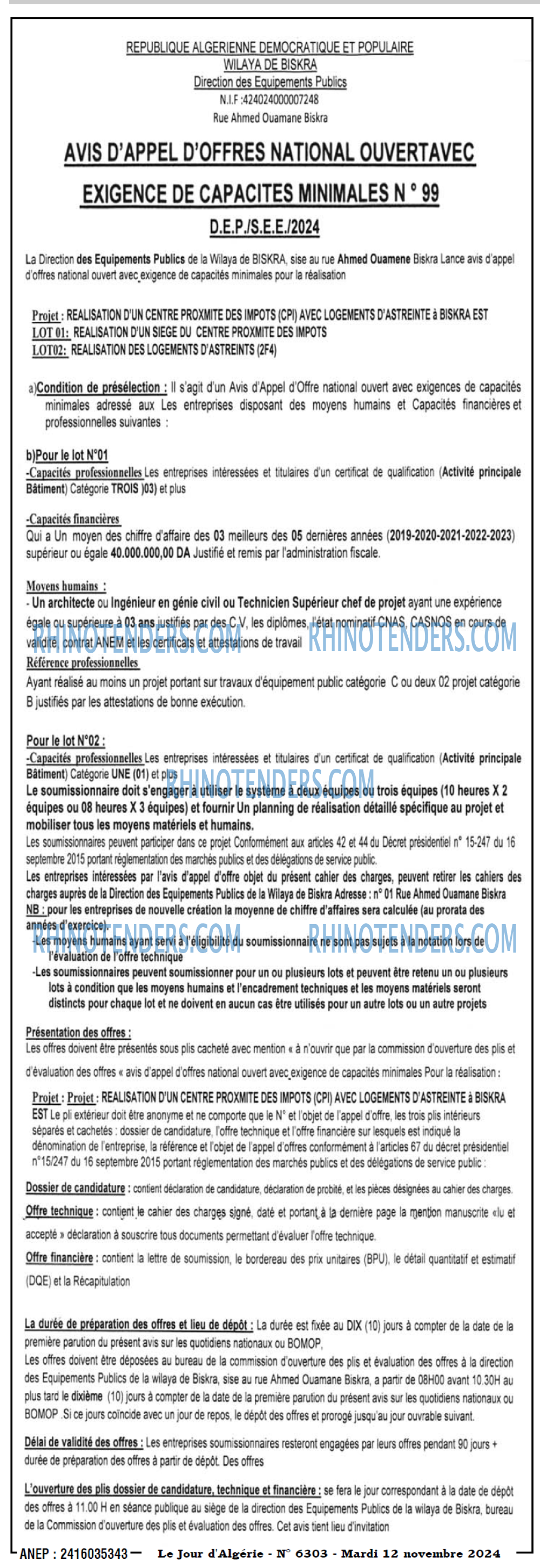 Le Jour d'Algérie