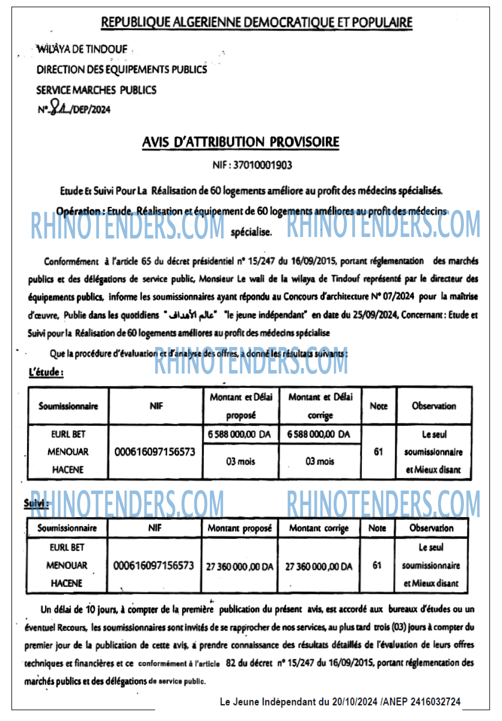 Jeune Independant