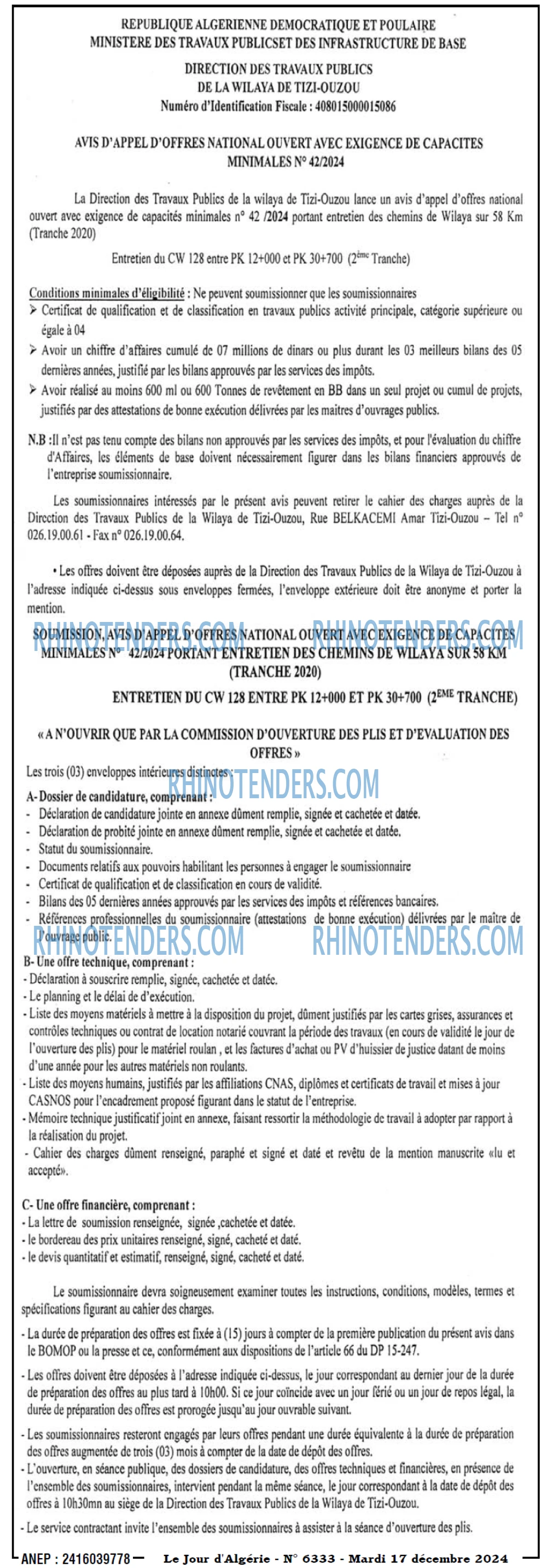 Le Jour d'Algérie