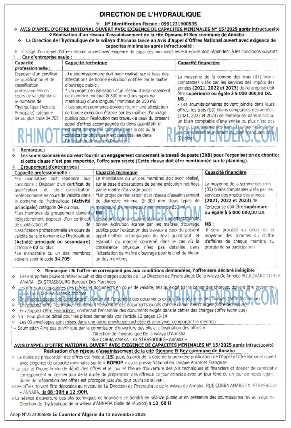 Le Courrier d'Algerie