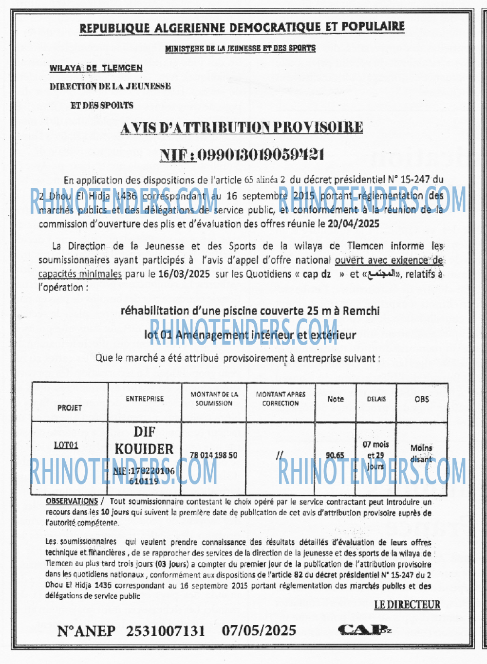 CAP OUEST