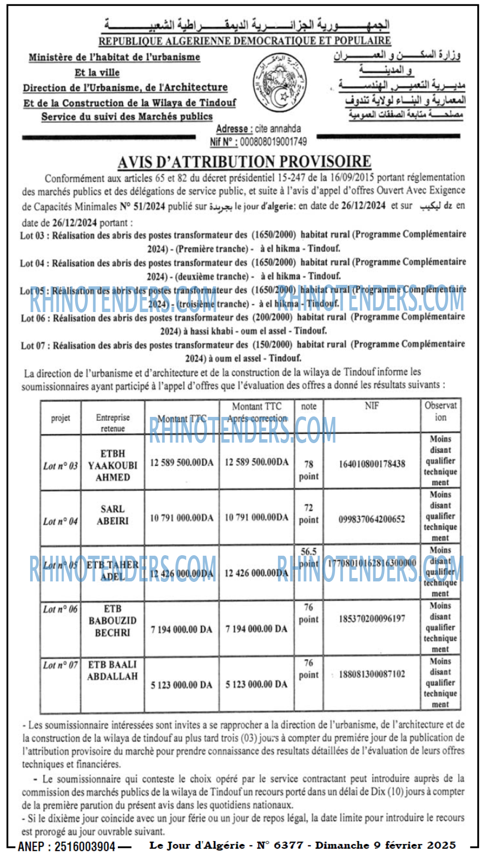 Le Jour d'Algérie