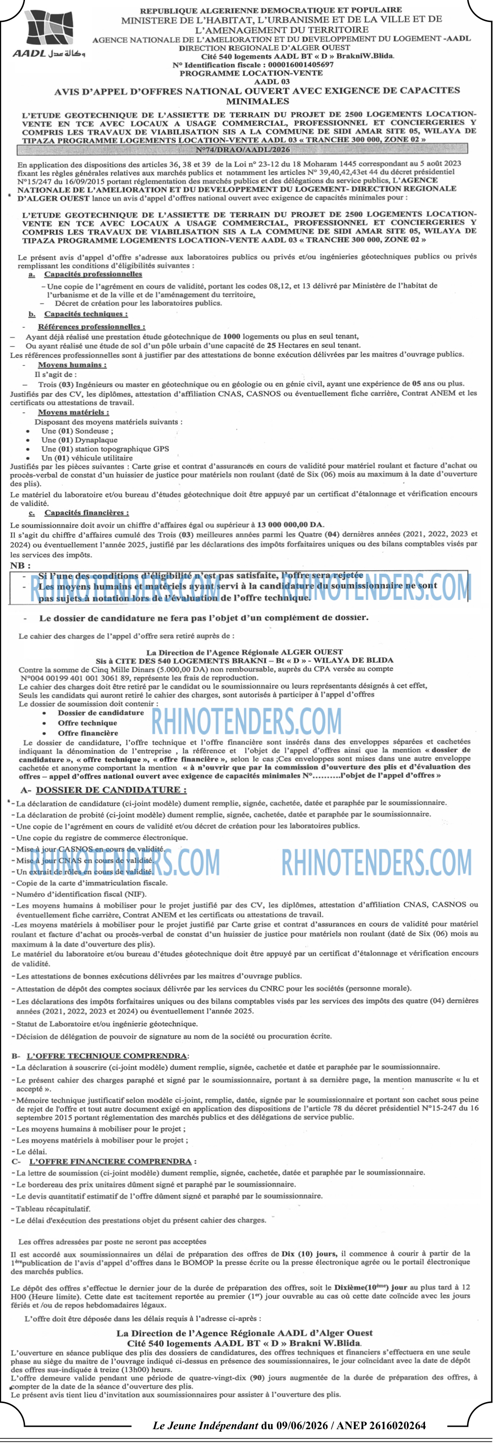 Jeune Independant