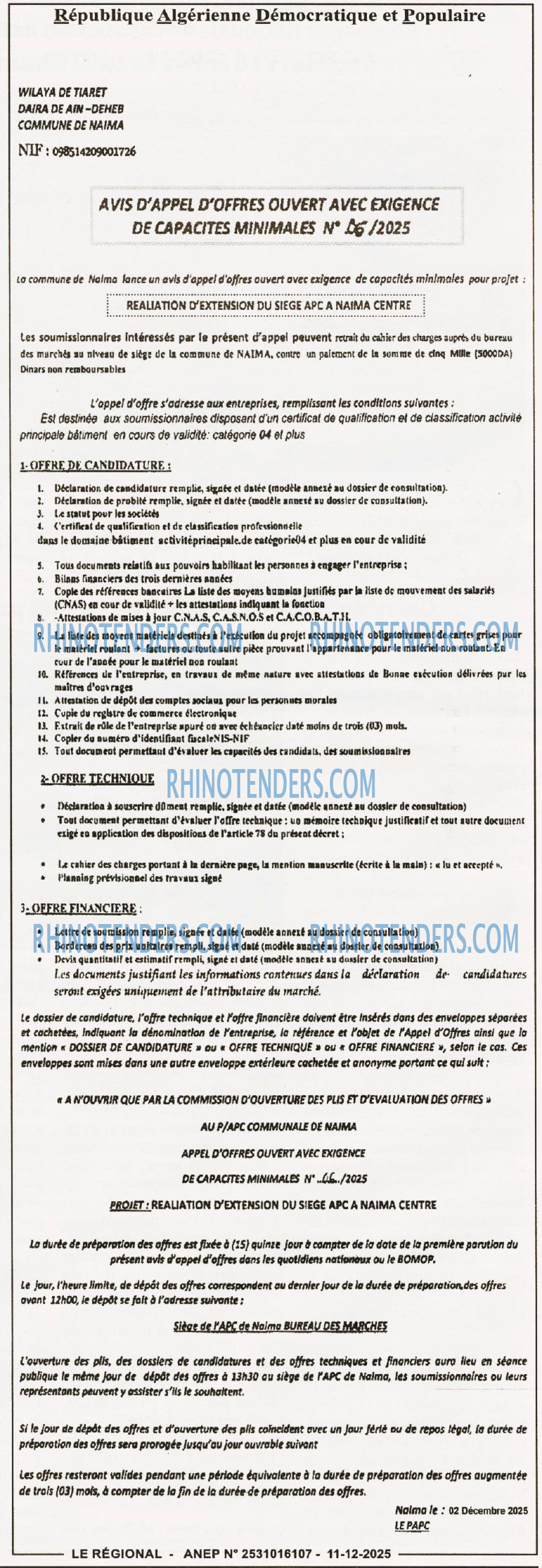 LE REGIONAL
