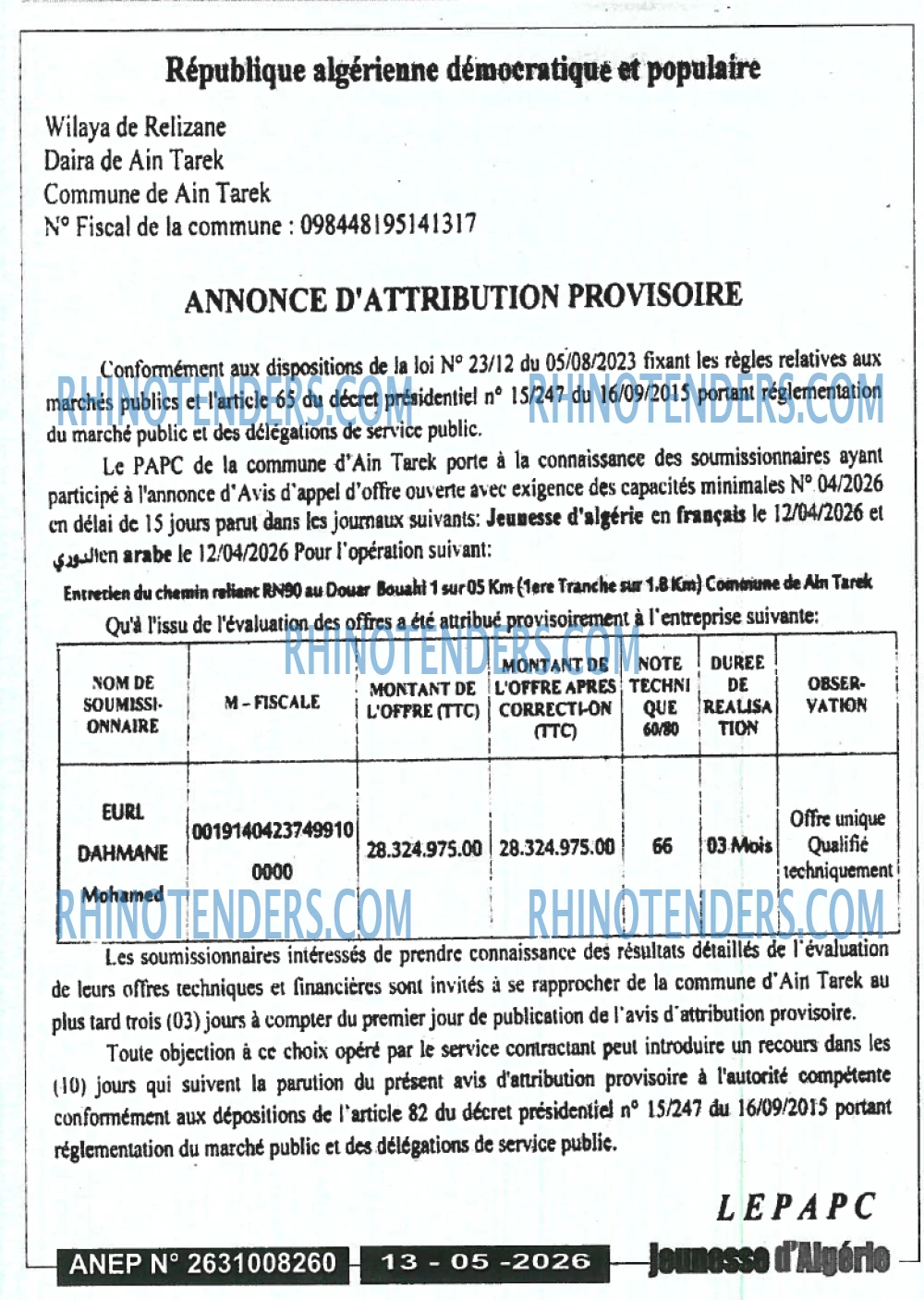 Jeunesse d'Algerie