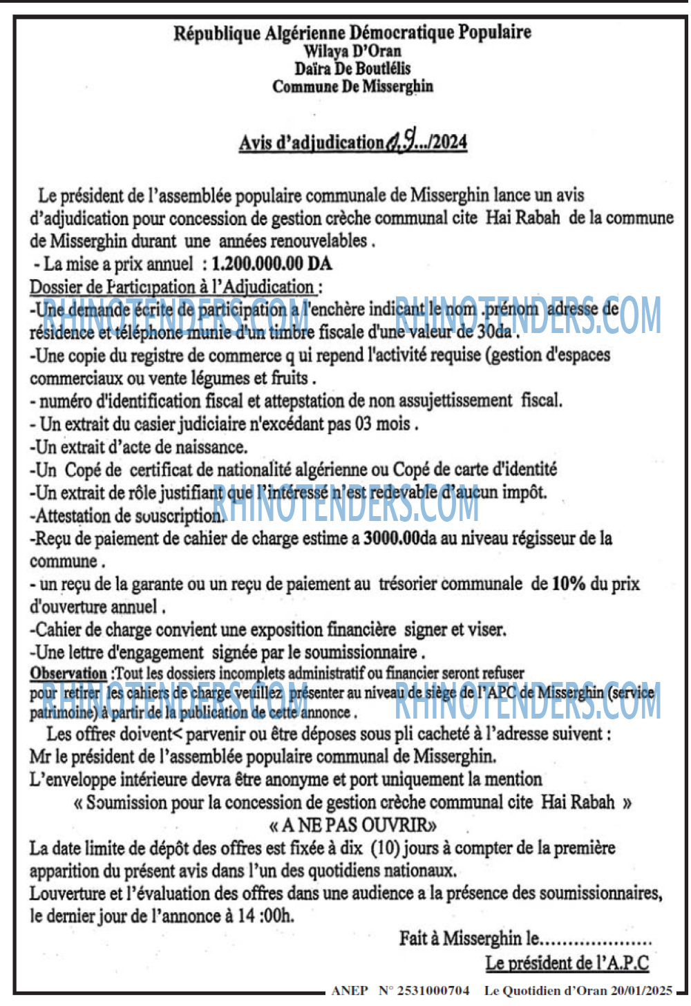 Le Quotidien d'Oran