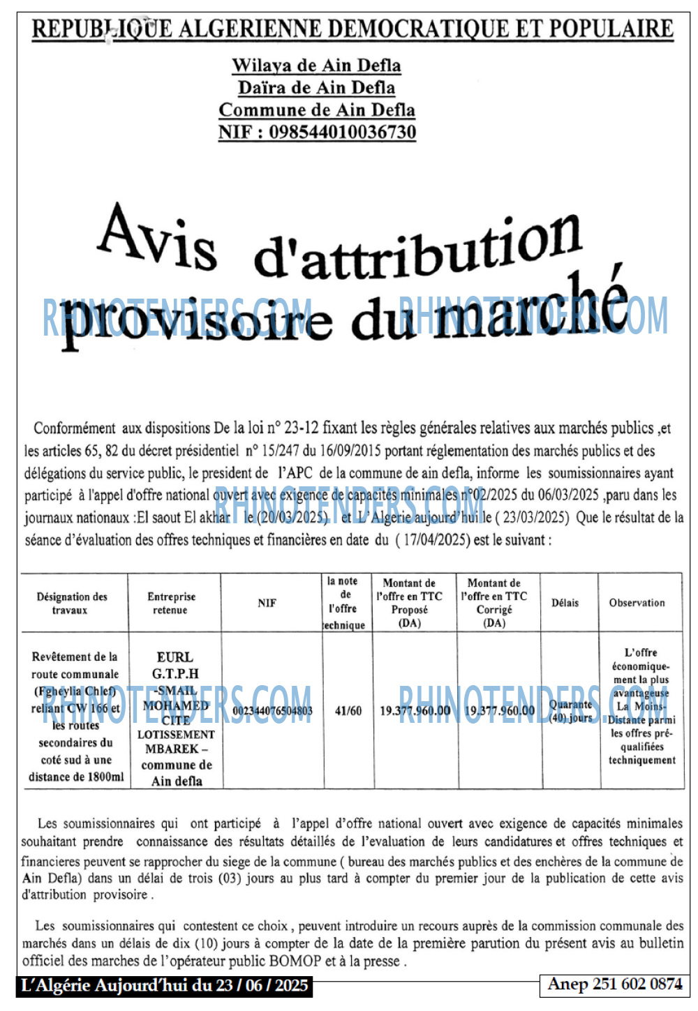 Aujourd'hui