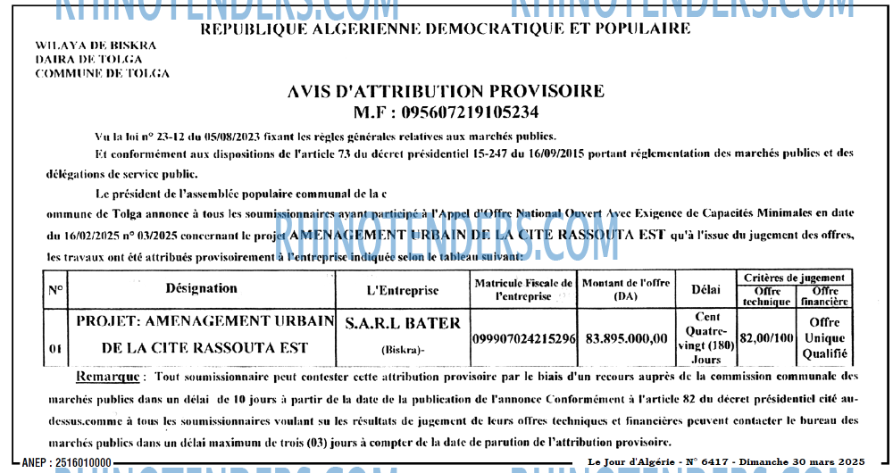 Le Jour d'Algérie