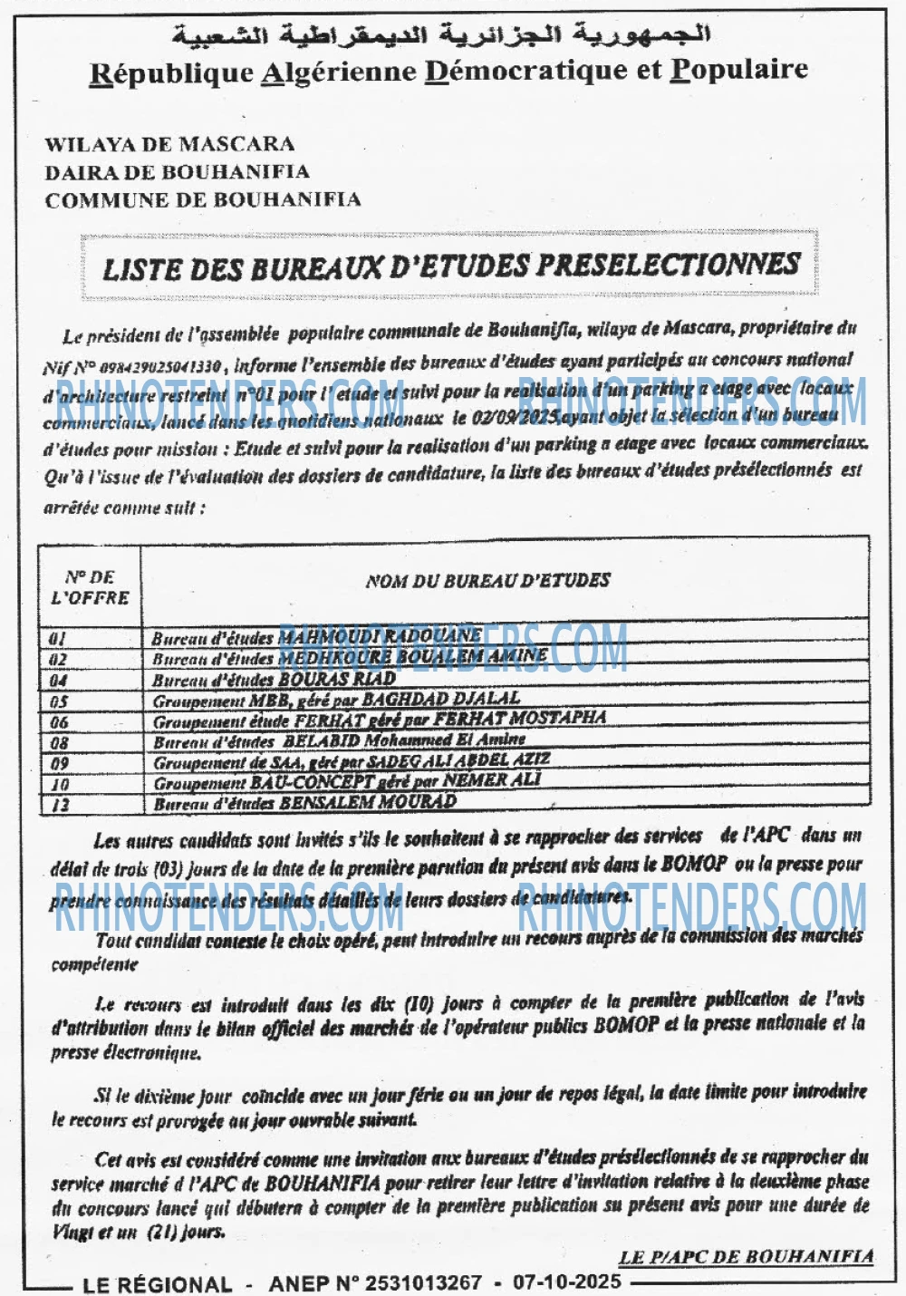 LE REGIONAL