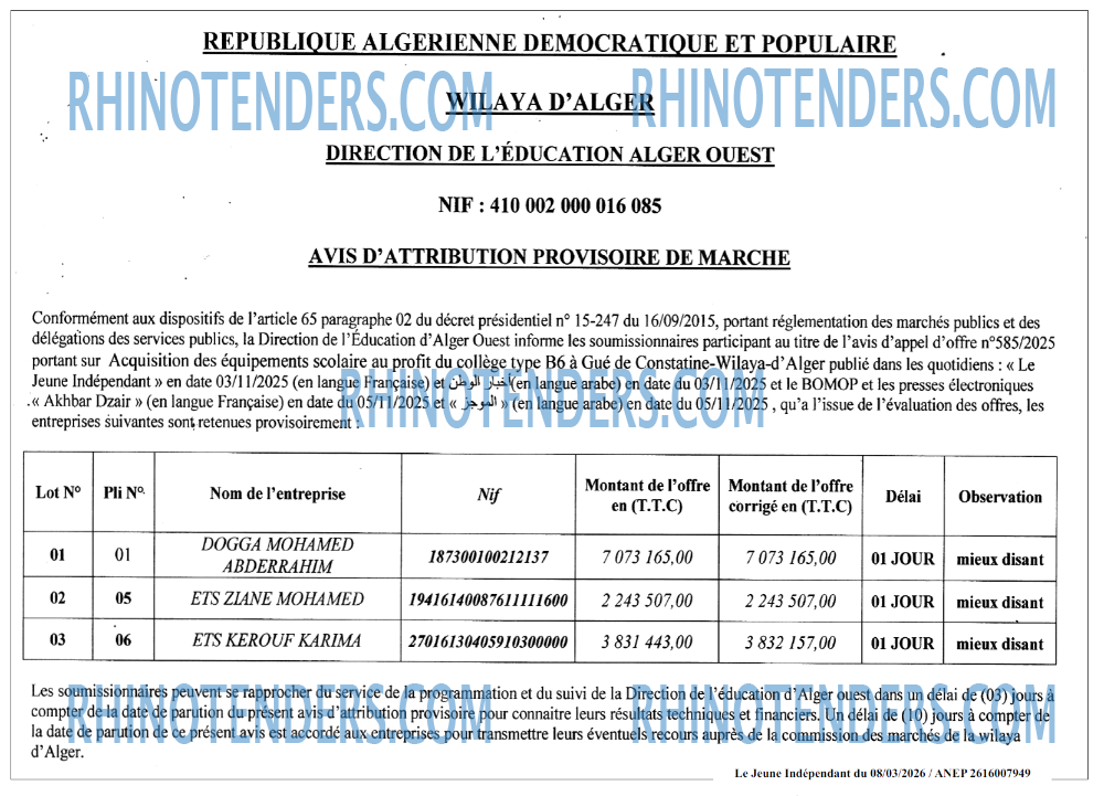 Le jeune indépendant