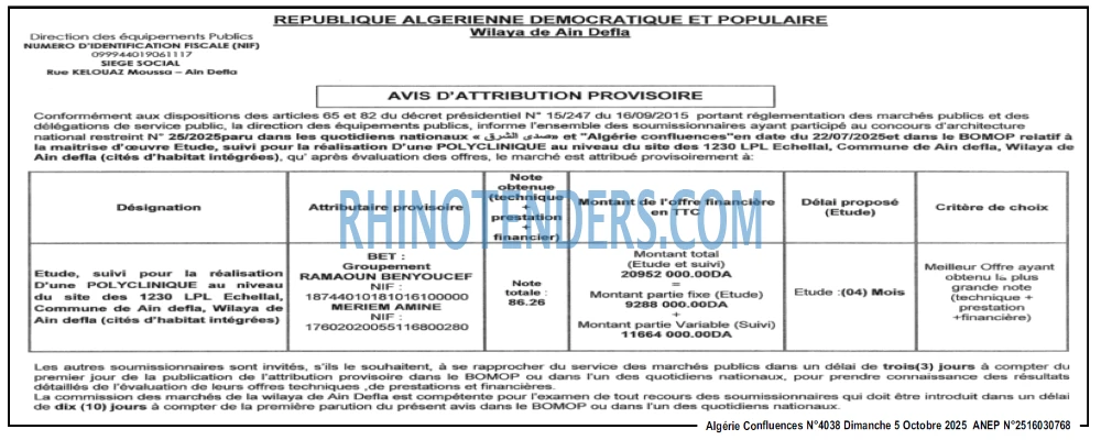 Algerie Confluence
