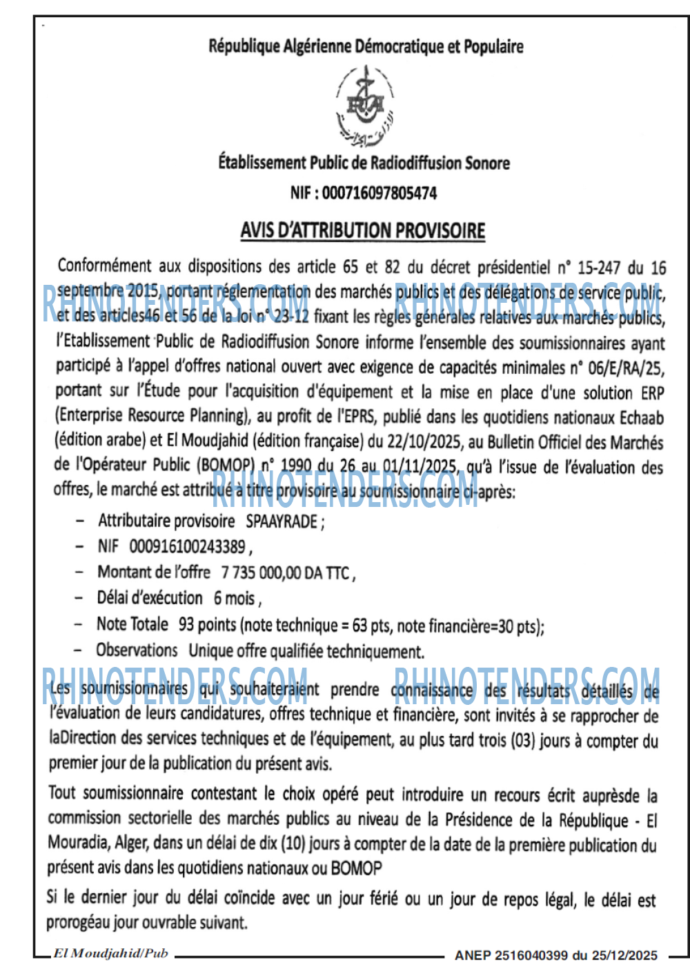 El Moudjahid