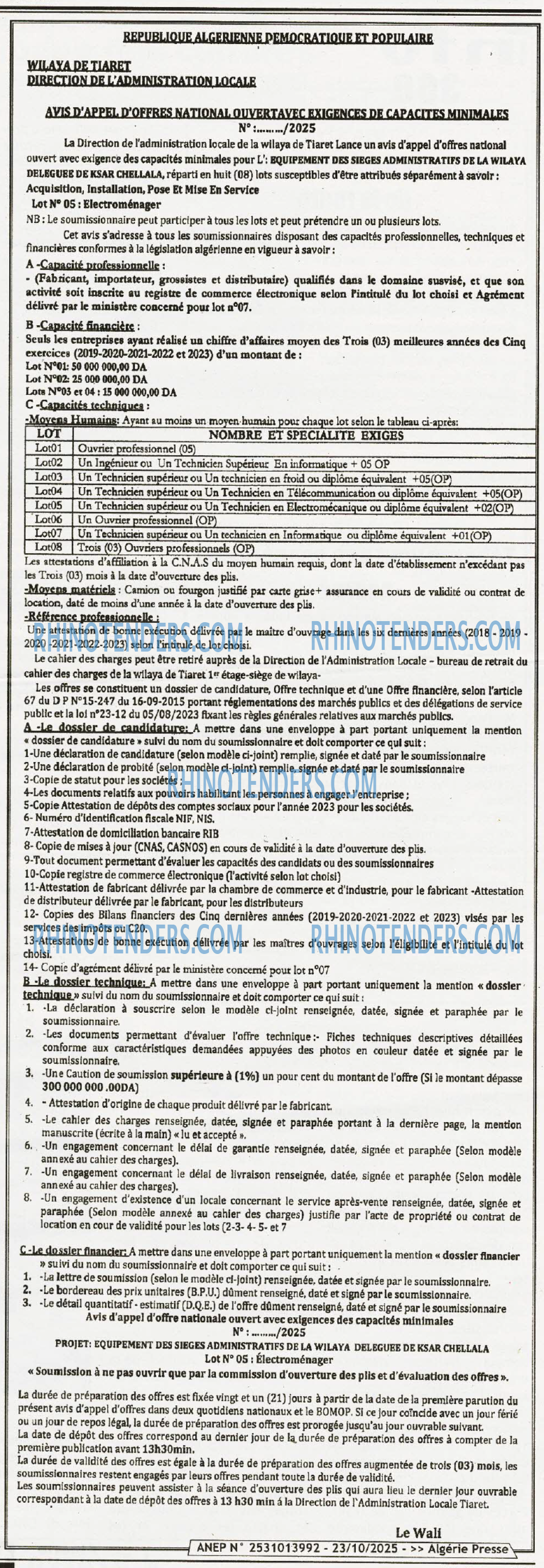 ALGERIE PRESSE