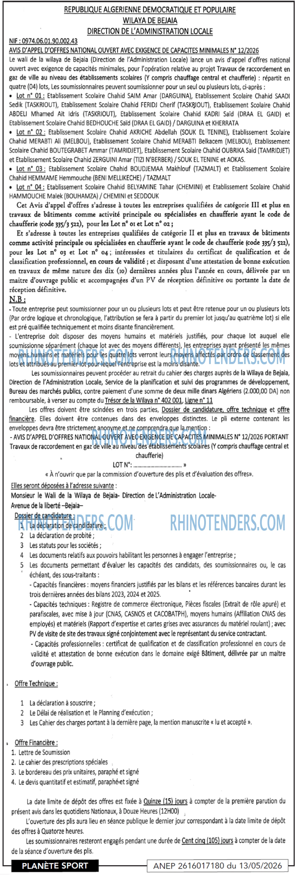 PLANETE SPORT