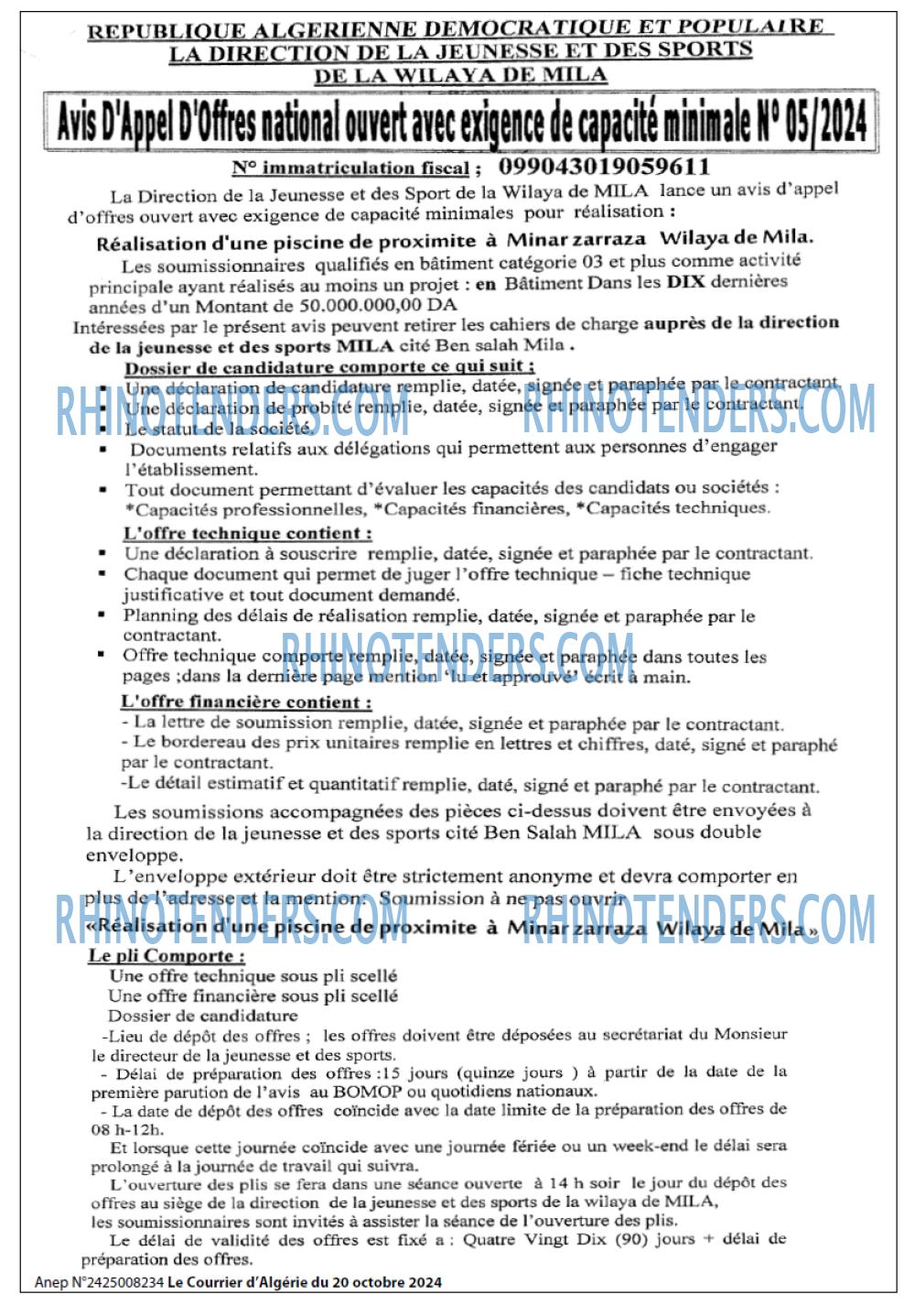 Le Courrier d'Algerie