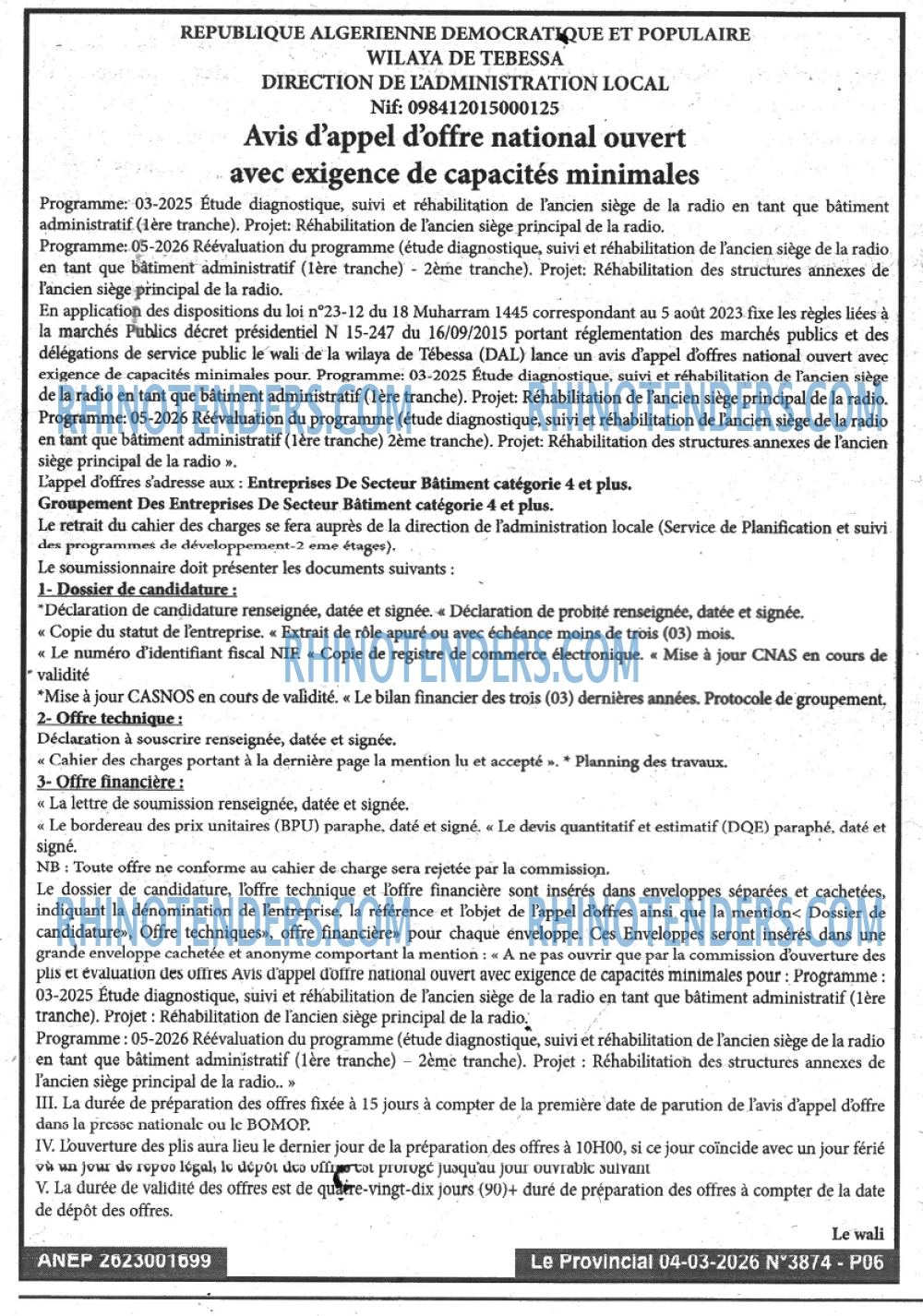 LE PROVINCIAL