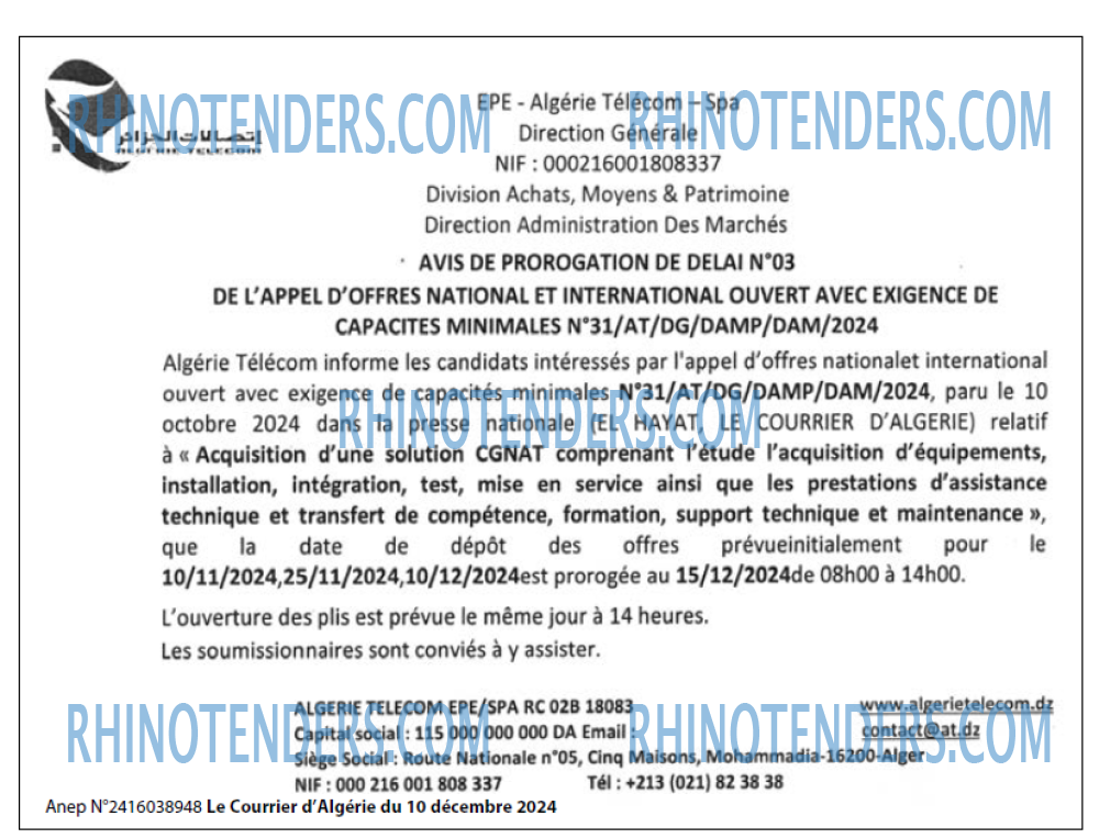 Le Courrier d'Algerie