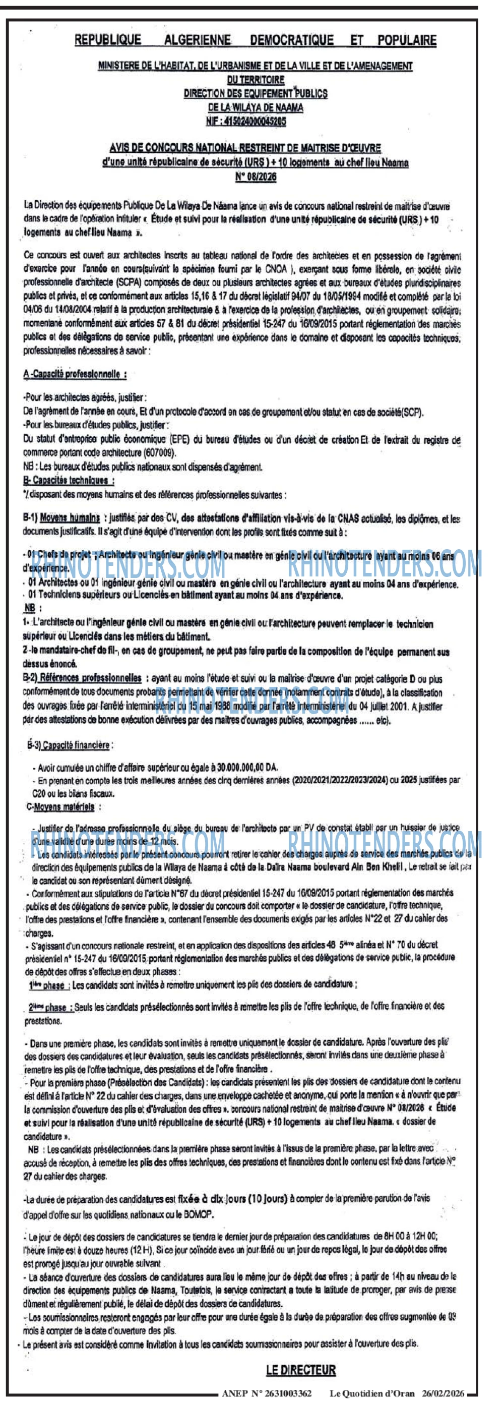 Le Quotidien d'Oran