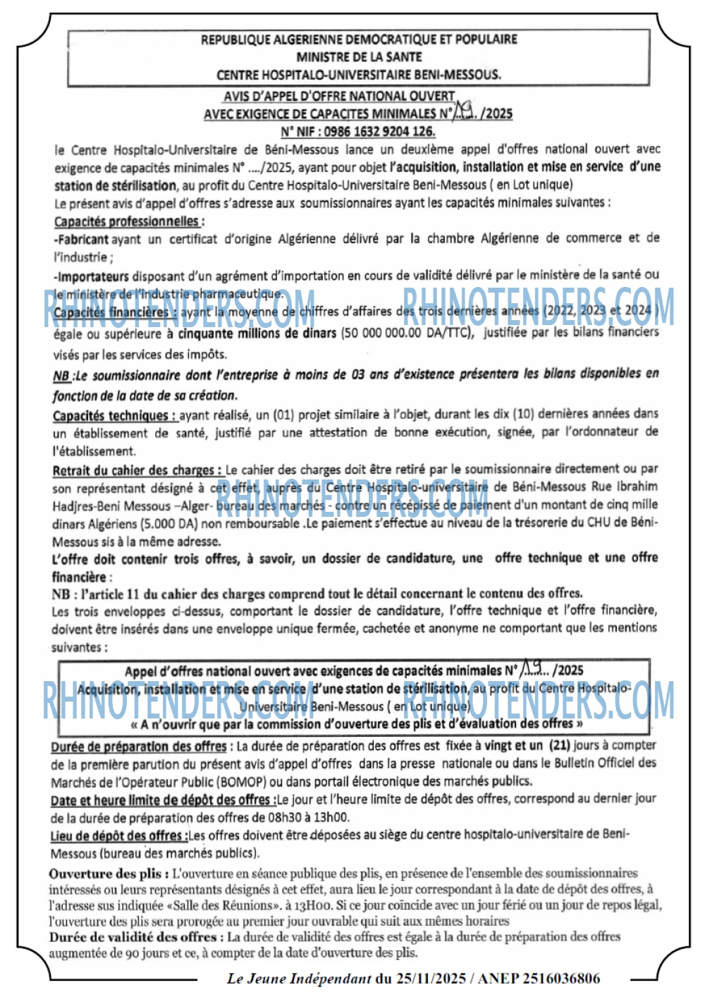 Jeune Independant