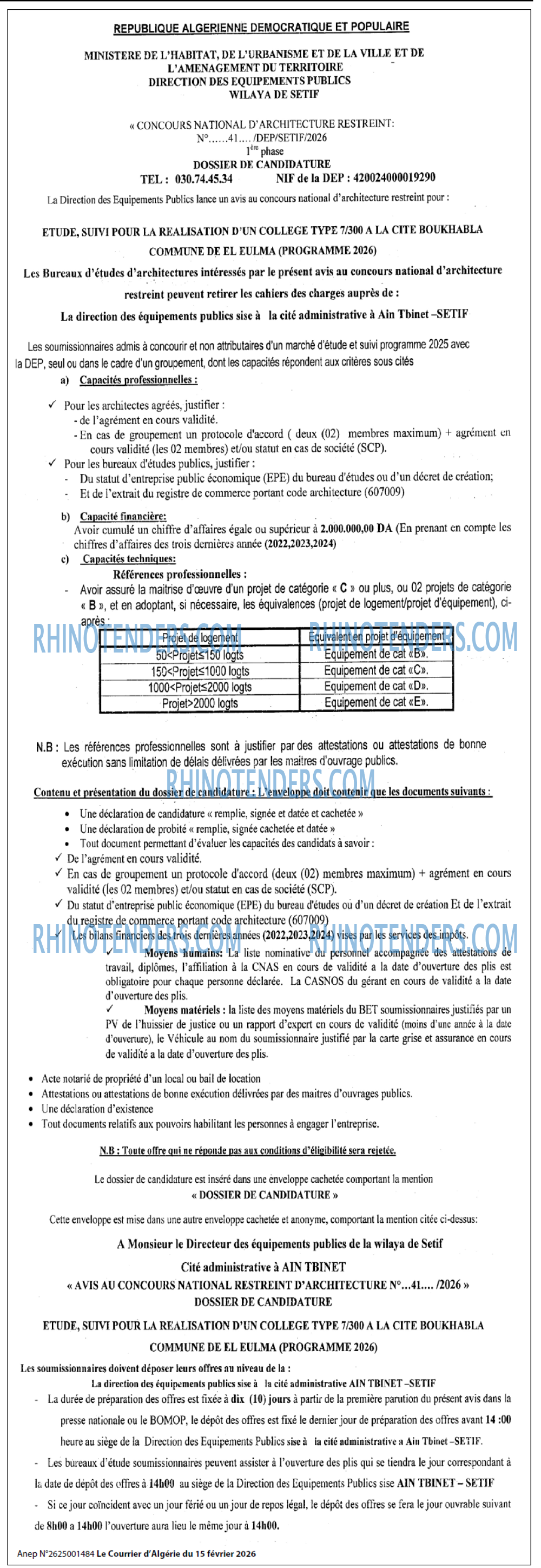 Le Courrier d'Algerie