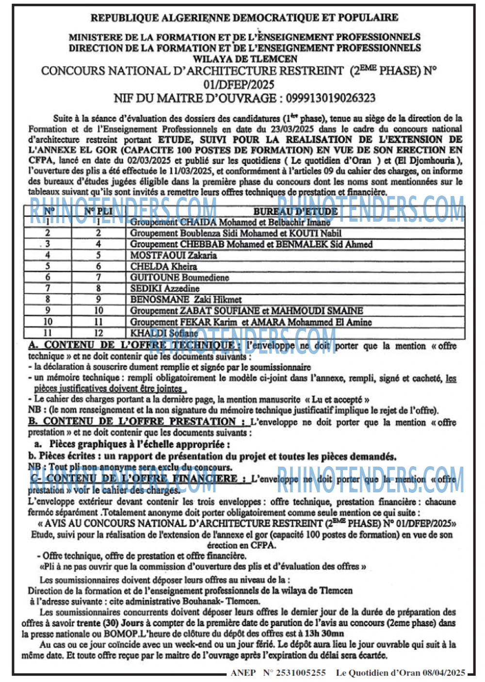 Le Quotidien d'Oran