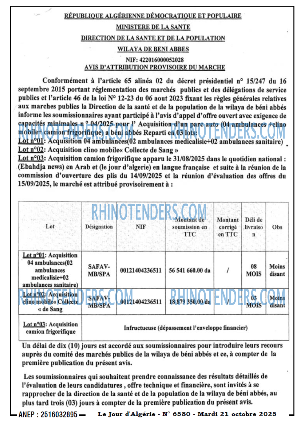 Le Jour d'Algérie