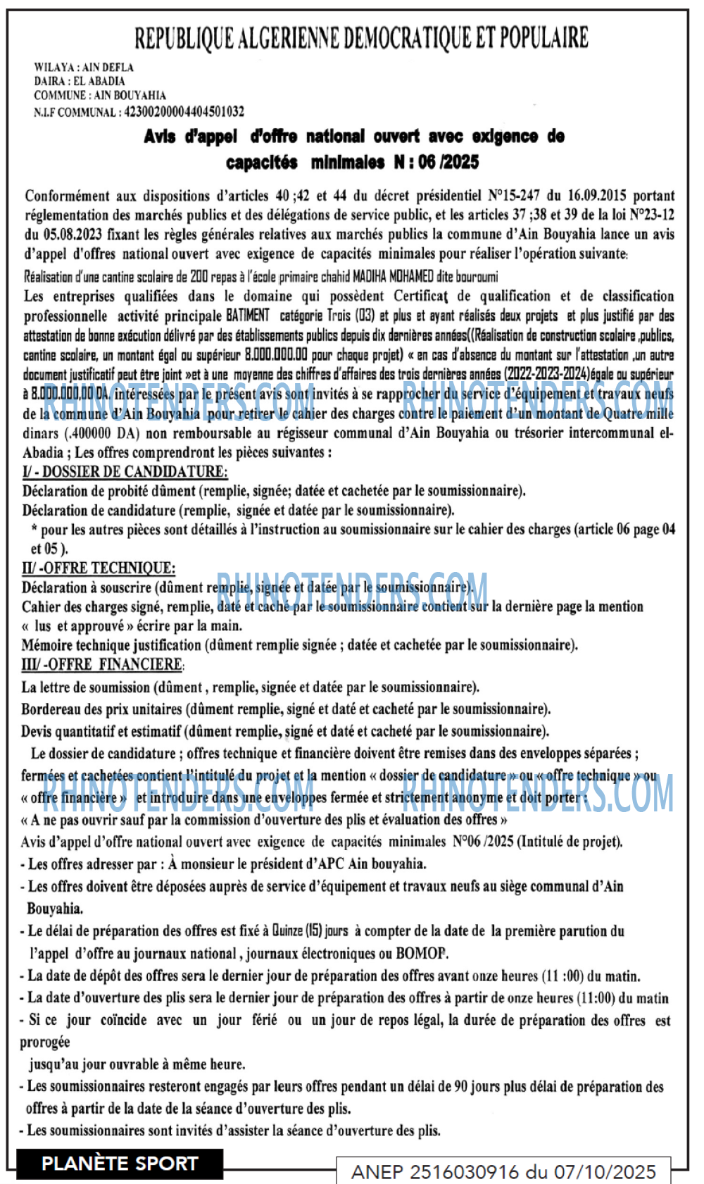 PLANETE SPORT