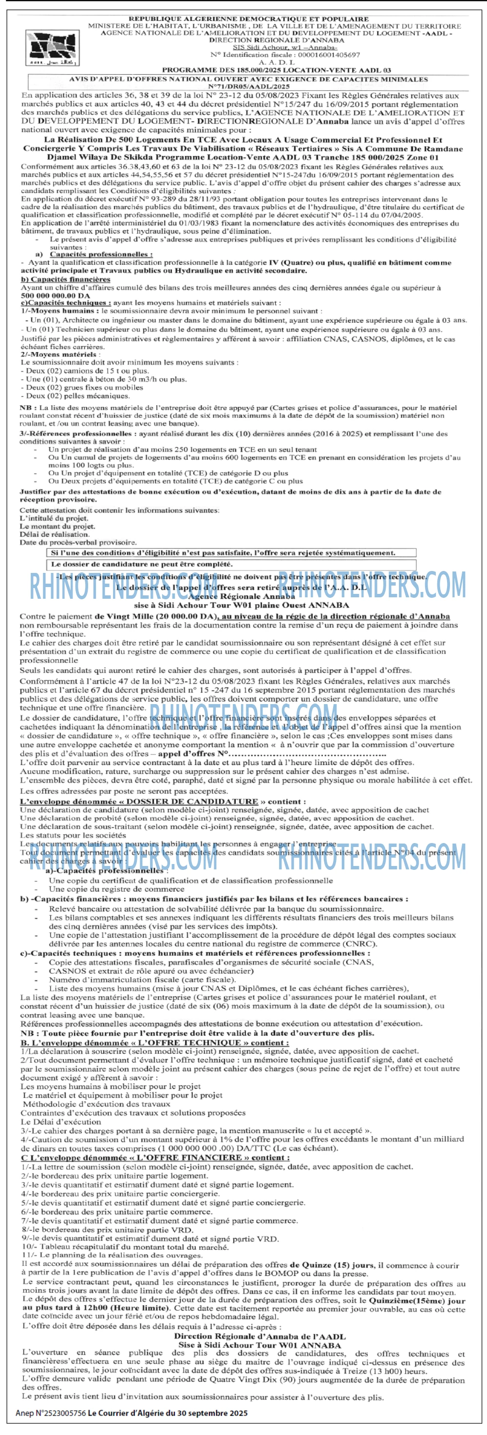 Le Courrier d'Algerie