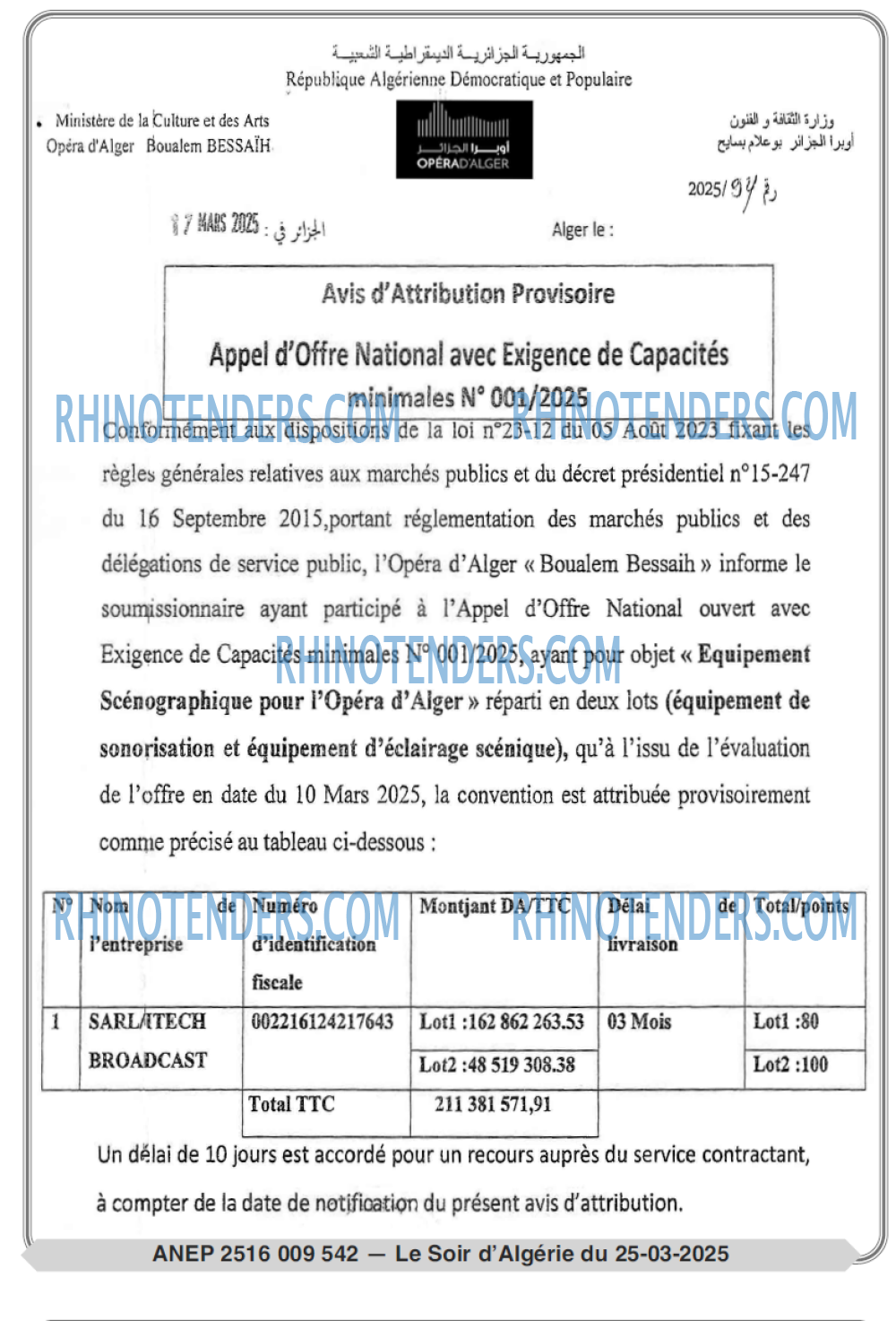 Le Jour d'Algérie