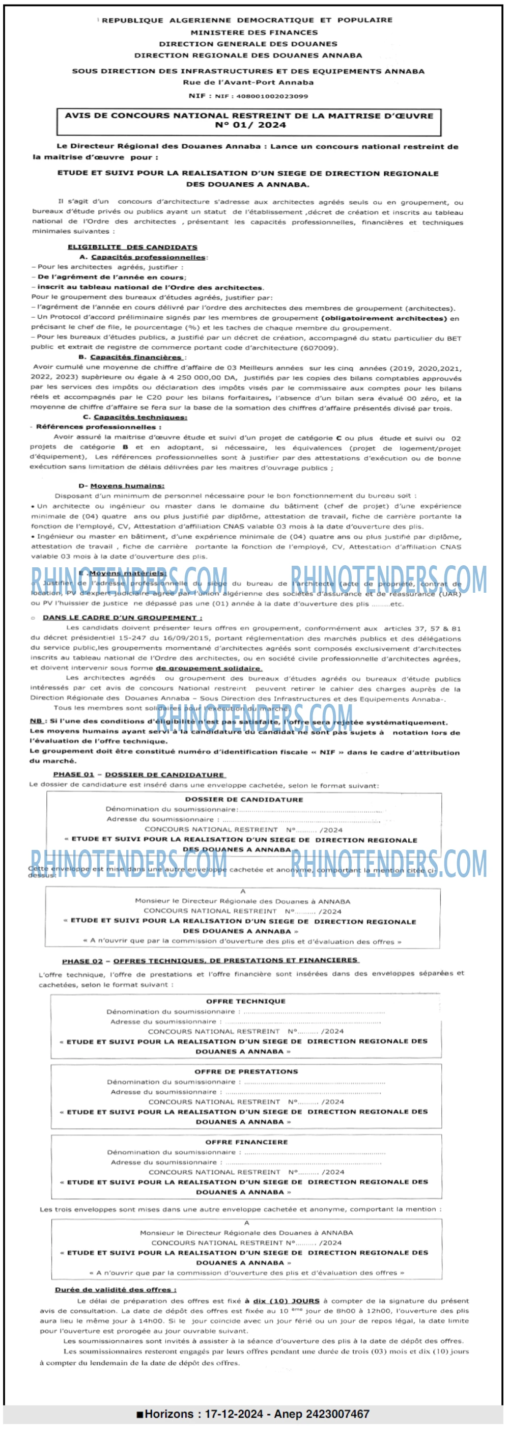 Rhinotenders