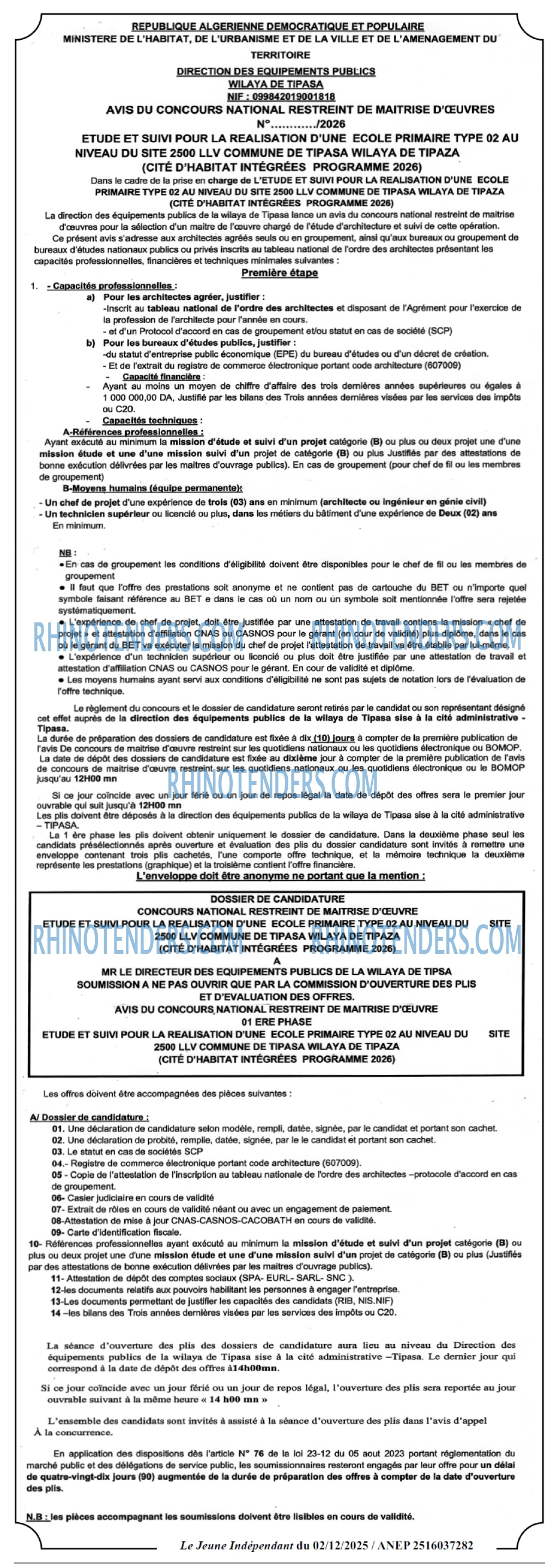 Jeune Independant