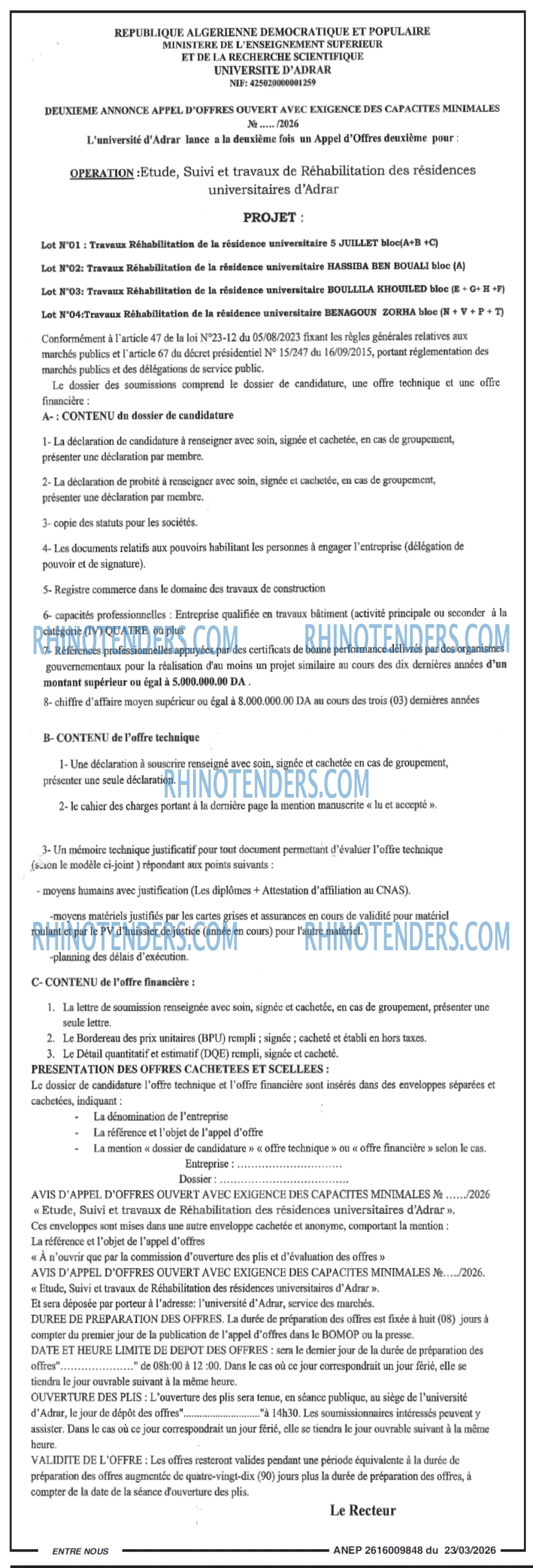 Rhinotenders