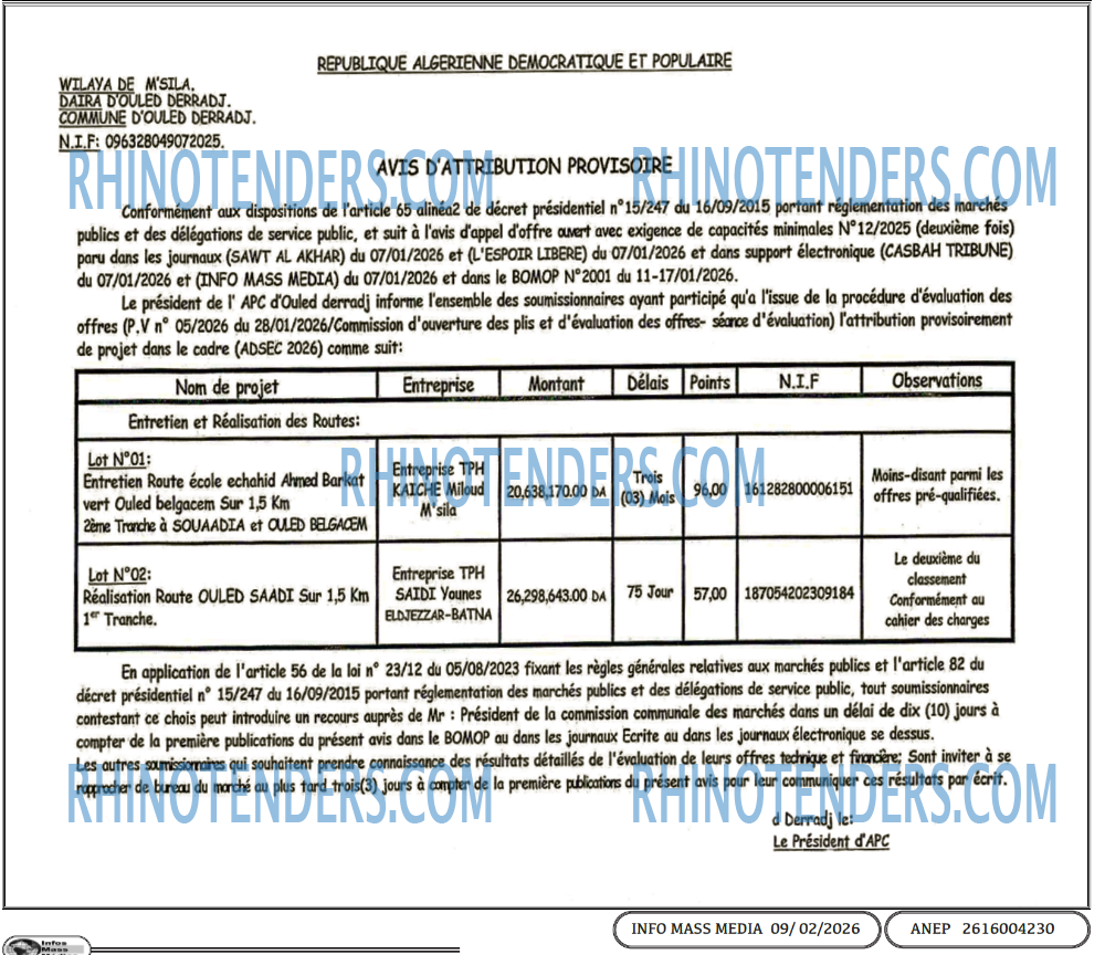 Infos Mass Media