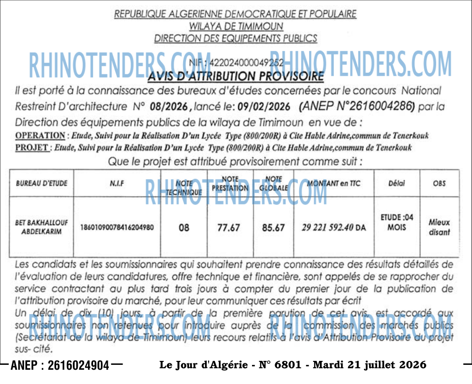 Le Jour d'Algérie