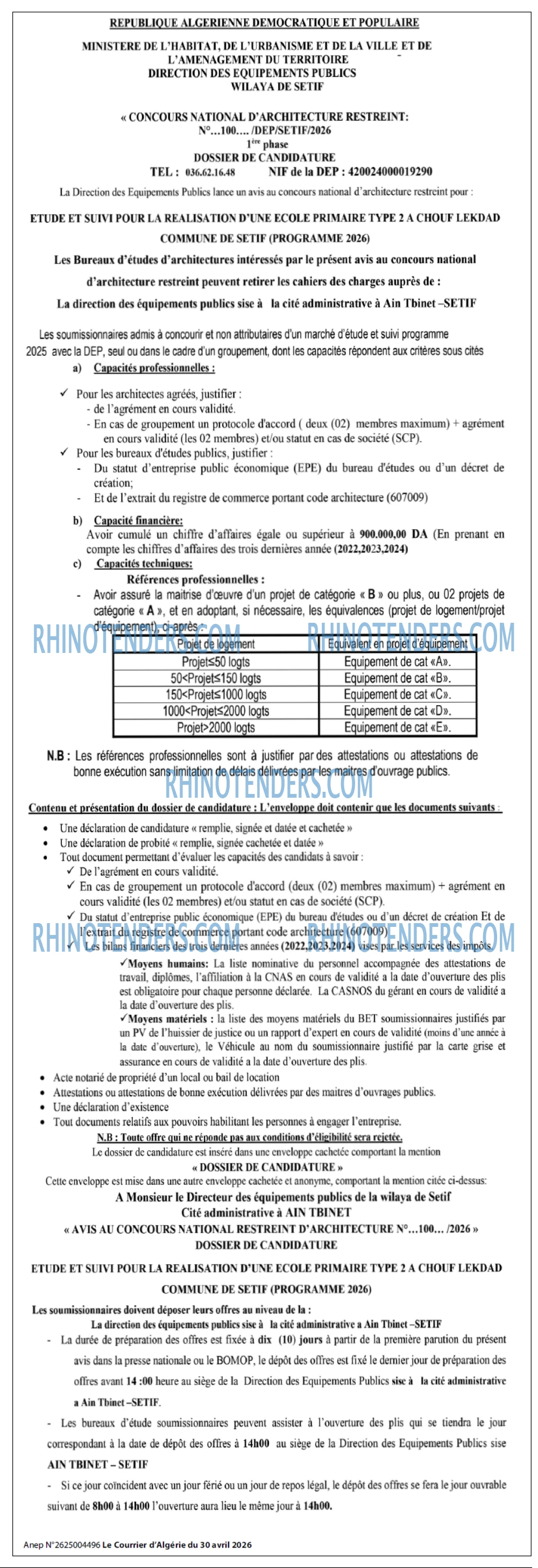 Le Courrier d'Algerie