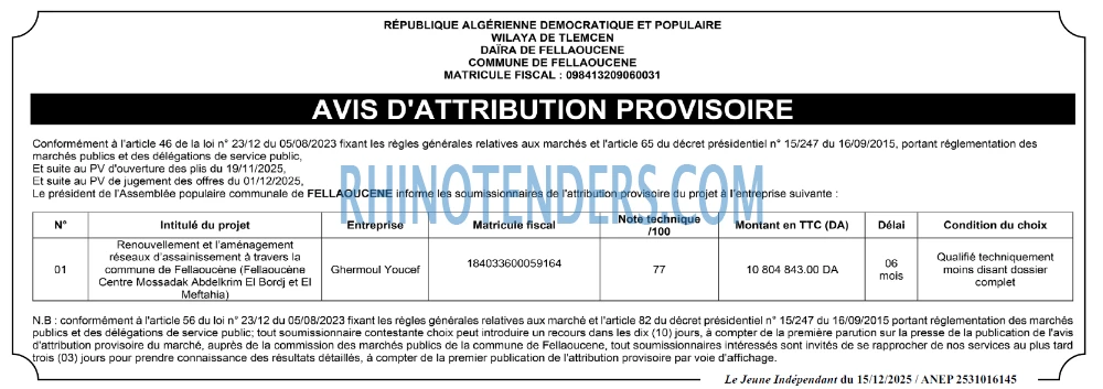Jeune Independant