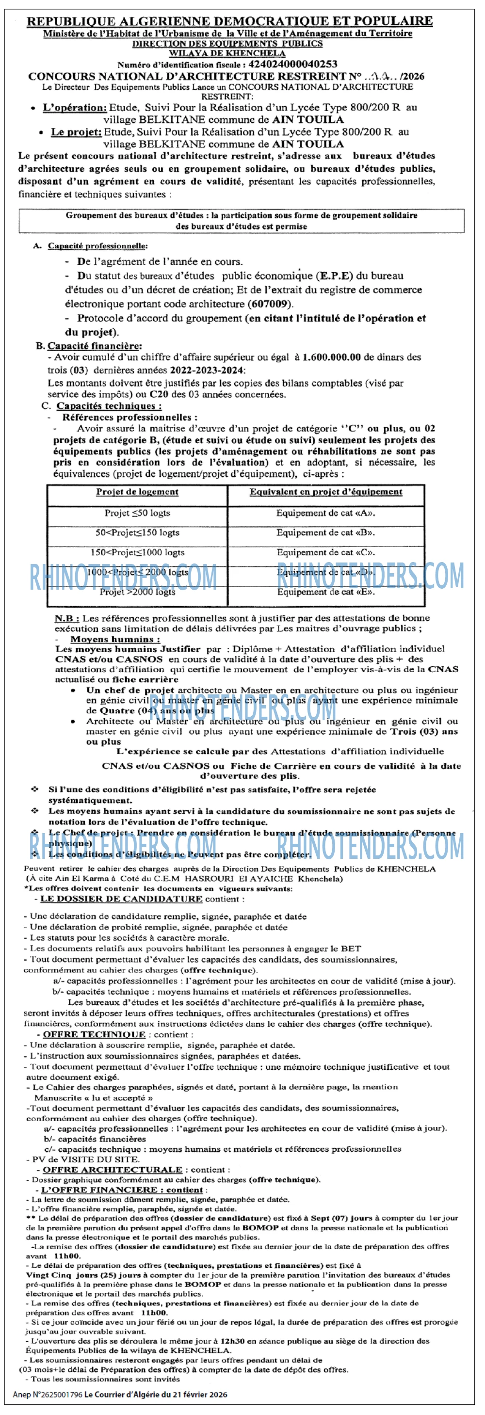 Le Courrier d'Algerie
