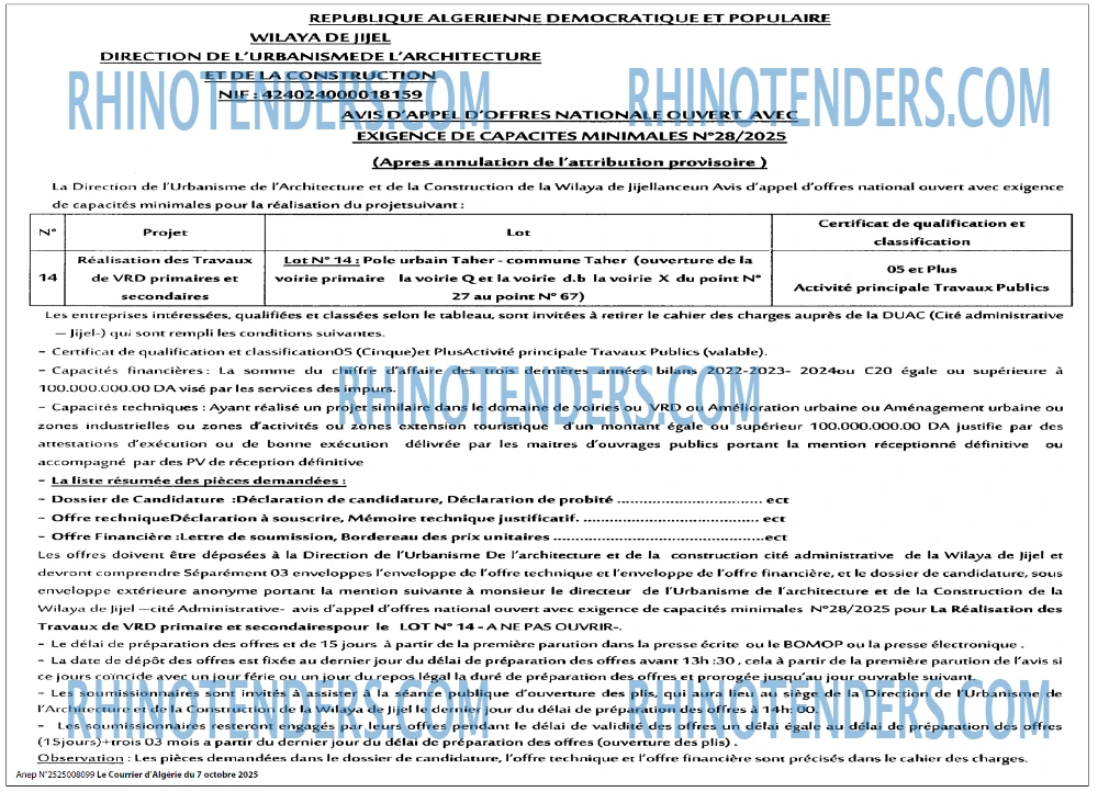 Le Courrier d'Algerie