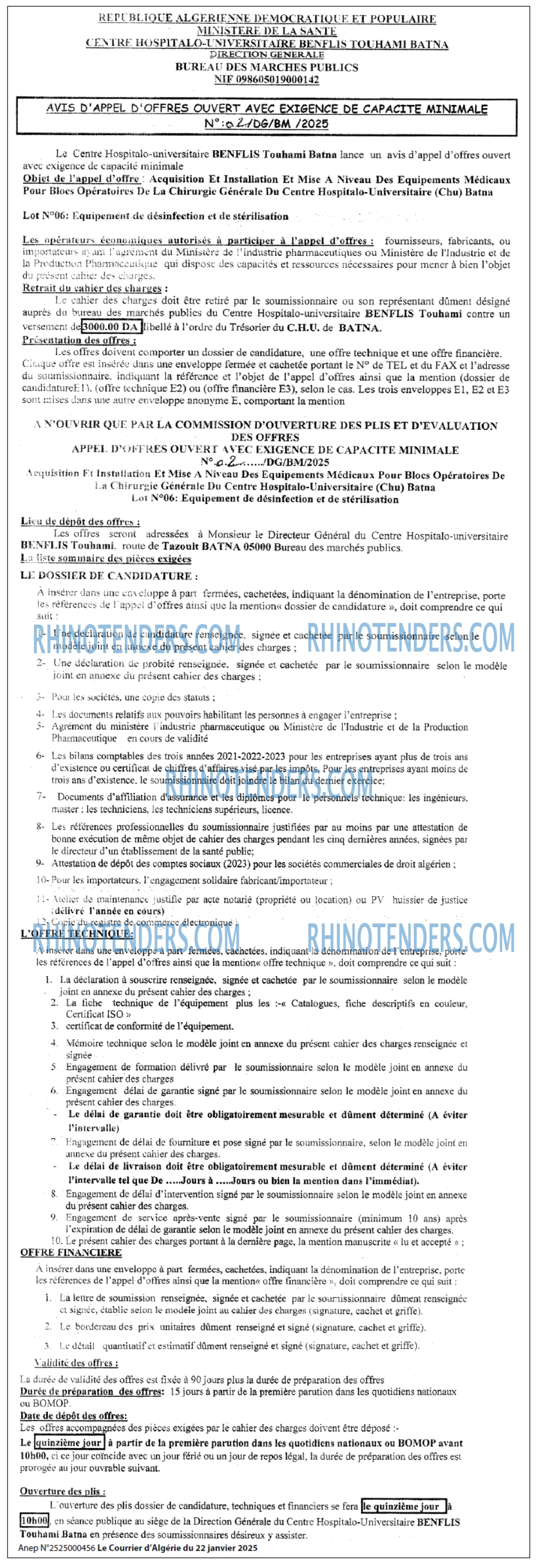 Le Courrier d'Algerie